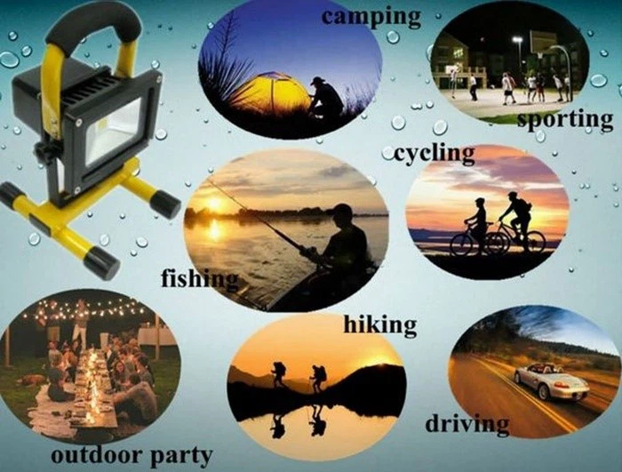 LED Portable Rechargeable Floodlight factory