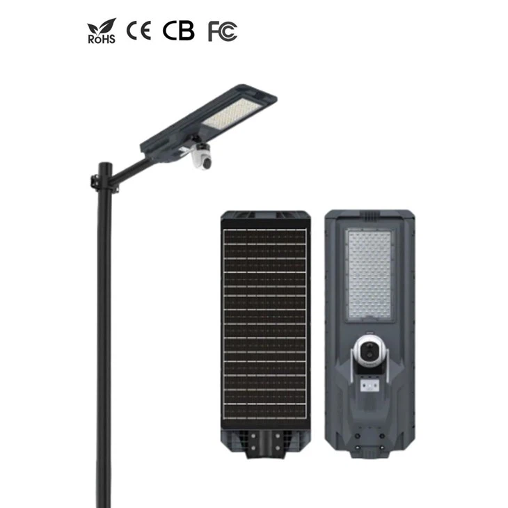 All in One Solar Street Light With WIFI Camera