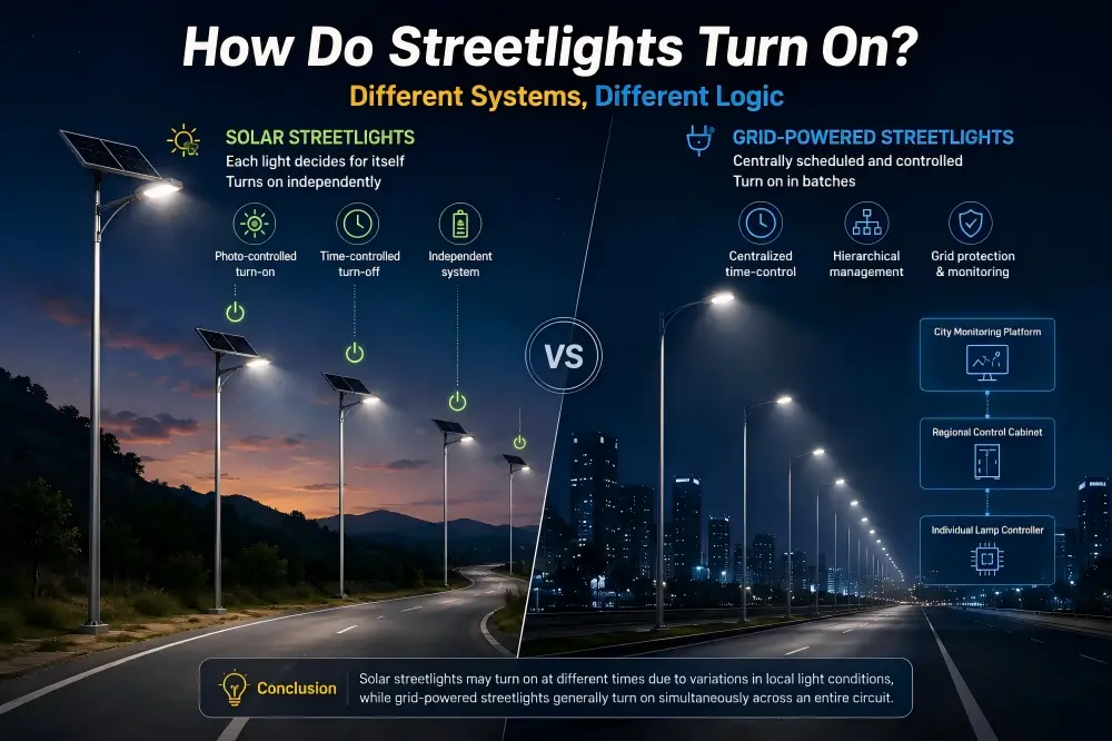 Do Streetlights Turn On One by One?