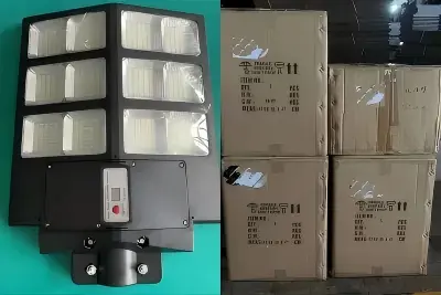 6 Sets of 30W ABS Solar Street Light Samples Have Been Shipped to Benin 6 Sets of 30W ABS Solar Street Light Samples Have Been Shipped to Benin