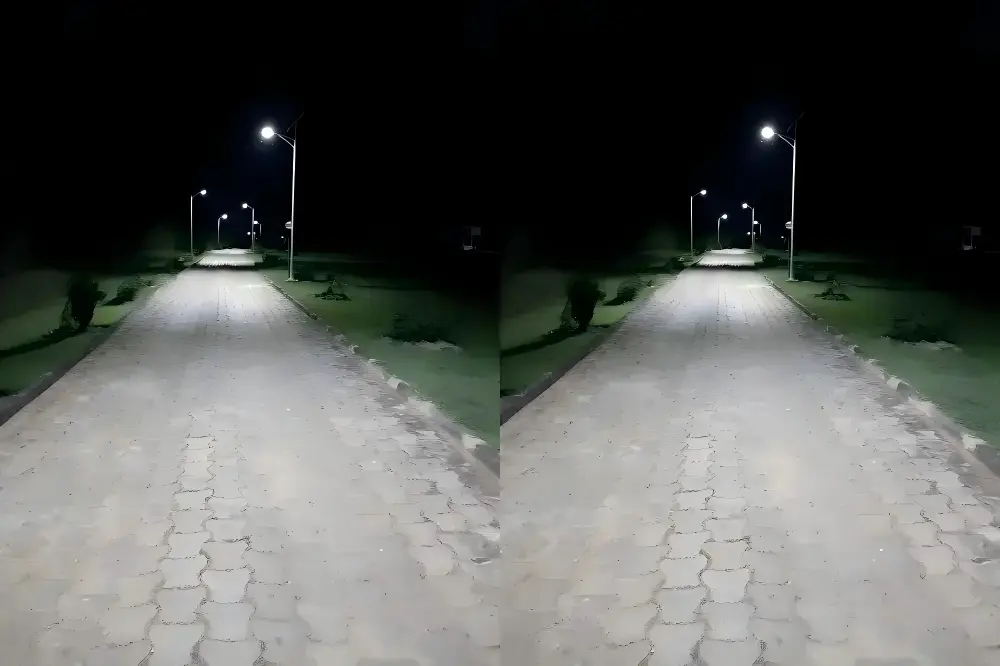 60W Solar Street Lights Project For Rural Roads in Nigeria