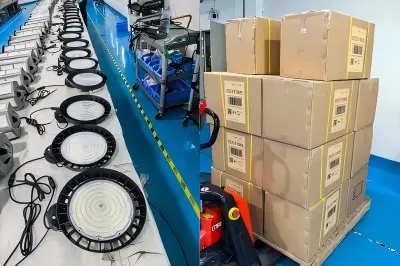 50 Dimmable UFO High Bay Lights Have Been Shipped To The United States