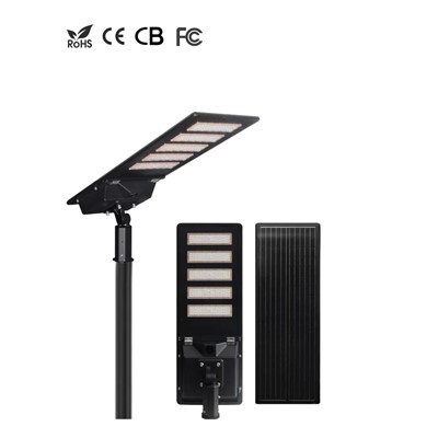 Solar Street Light With Galvanized Pole