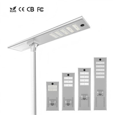 Solar Street Light With Pole And Sensor