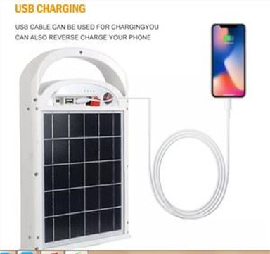 Solar Camping Light With Bluetooth