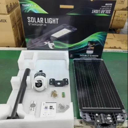 All in One Solar Street Light With WIFI Camera factory