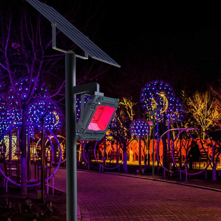 RGB Solar Powered Flood Light best